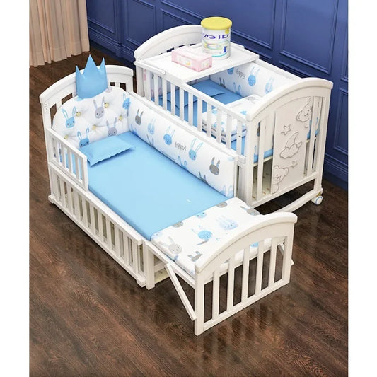 Baby Essential Solid Wood Multifunction Crib
