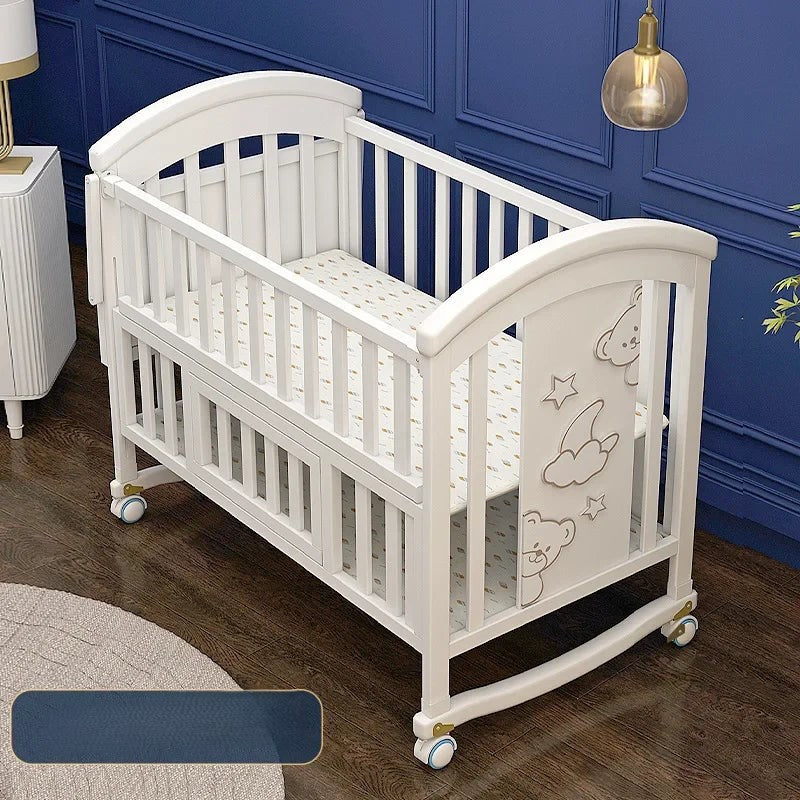 Baby Essential Solid Wood Multifunction Crib