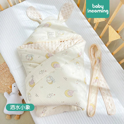 Baby Essential Katoenen Babykleed Konijnenoren