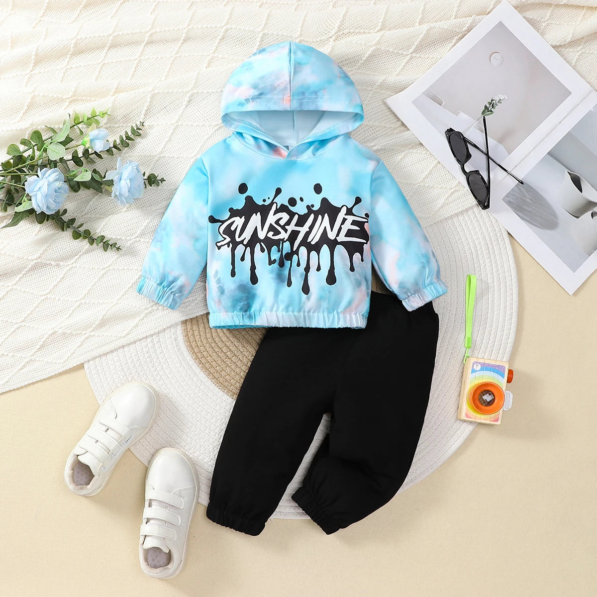Baby Essential Casual Tie-Dye Set Jongens