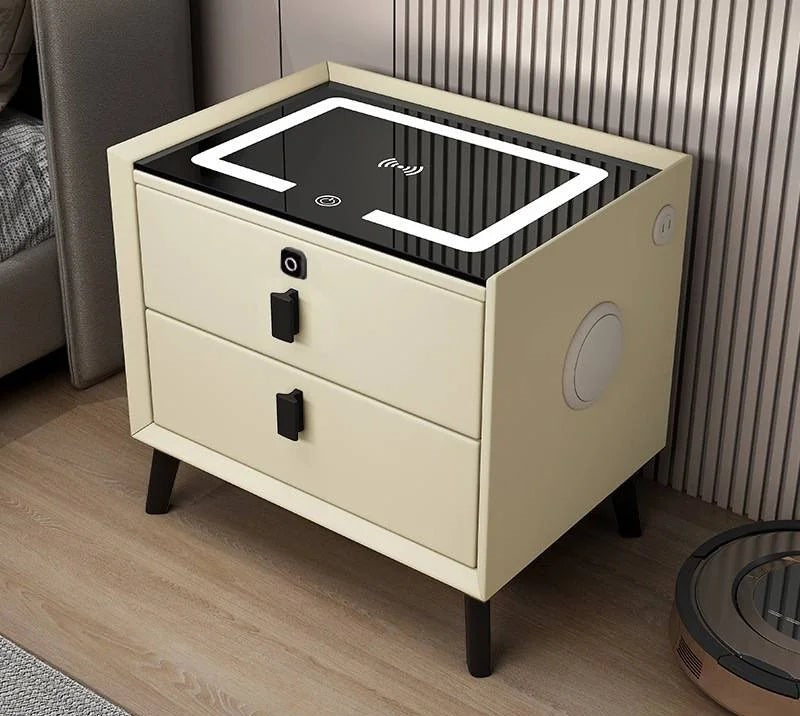 Baby Essential Luxe Nachtkastje 3 Laden met Draadloos Laden