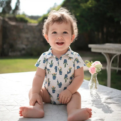 Sanlutoz Baby Romper – Zomer Bodysuit met Schattige Print