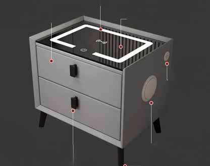 Baby Essential Luxe Nachtkastje 3 Laden met Draadloos Laden