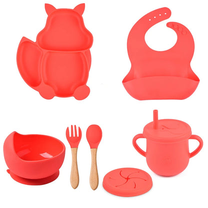 Baby Essential Silicone Eetset voor Kinderen