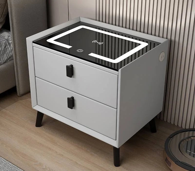 Baby Essential Luxe Nachtkastje 3 Laden met Draadloos Laden