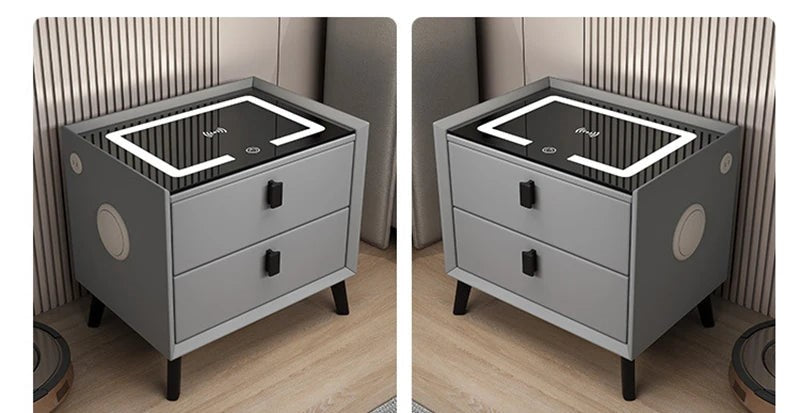 Baby Essential Luxe Nachtkastje 3 Laden met Draadloos Laden