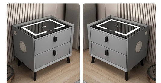 Baby Essential Luxe Nachtkastje 3 Laden met Draadloos Laden