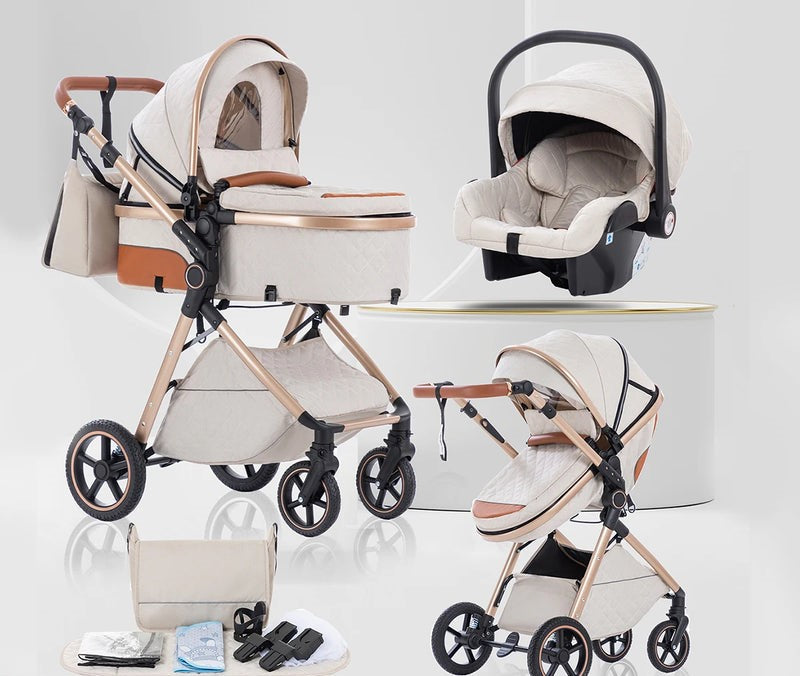 Baby Essential 3-in-1 Multifunction High-Landscape Stroller