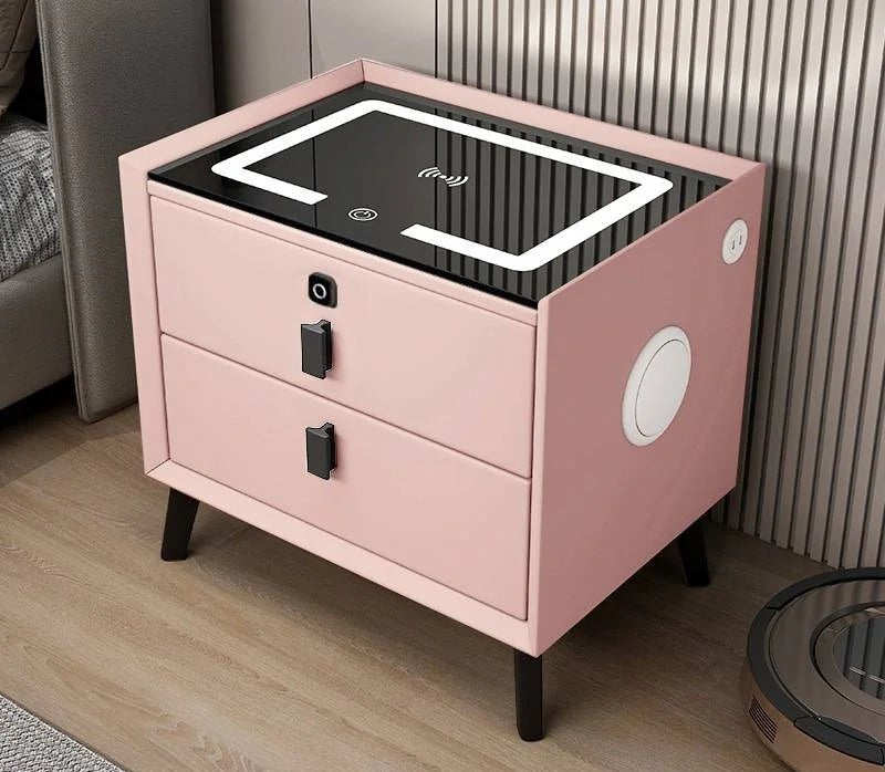 Baby Essential Luxe Nachtkastje 3 Laden met Draadloos Laden