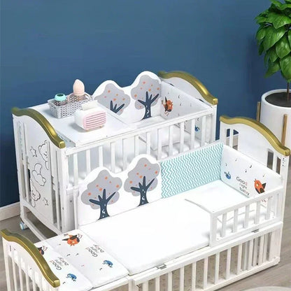 Baby Essential Movable Solid Wood Crib