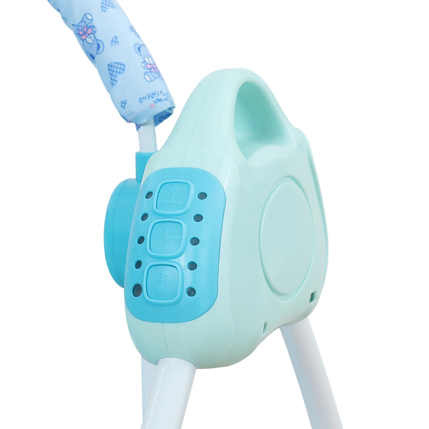 Elektrische Babywieg met 5 Snelheden & Bluetooth Muziek