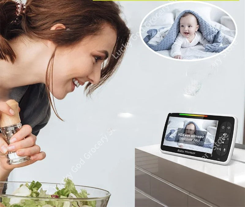 Baby Essential Video Babyfoon 5" PTZ