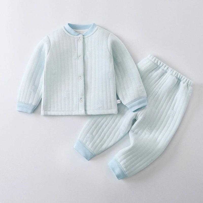 Baby Essential Dikke Herfst & Winter Set met Dierenprint