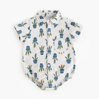 Sanlutoz Baby Romper – Zomer Bodysuit met Schattige Print