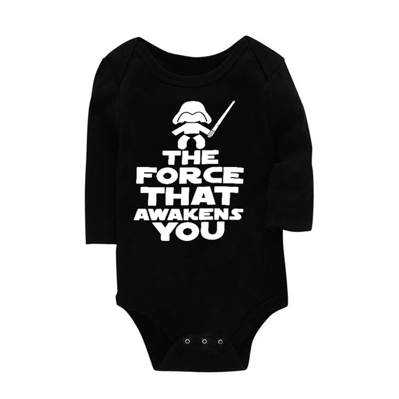 Baby Romper “The Force is Strong With This One”