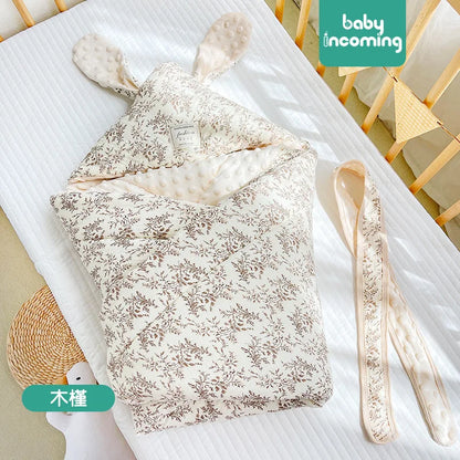 Baby Essential Katoenen Babykleed Konijnenoren