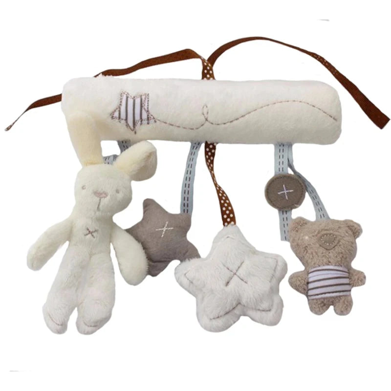 Baby Rammelaar Knuffel – Pluche Konijn & Beer met Ster