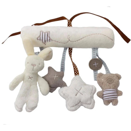 Baby Rammelaar Knuffel – Pluche Konijn & Beer met Ster