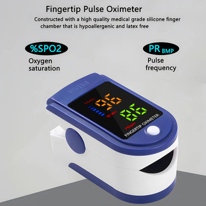 Baby Gezondheidsset – Contactloze Infrarood Thermometer + Vinger Pulse Oximeter