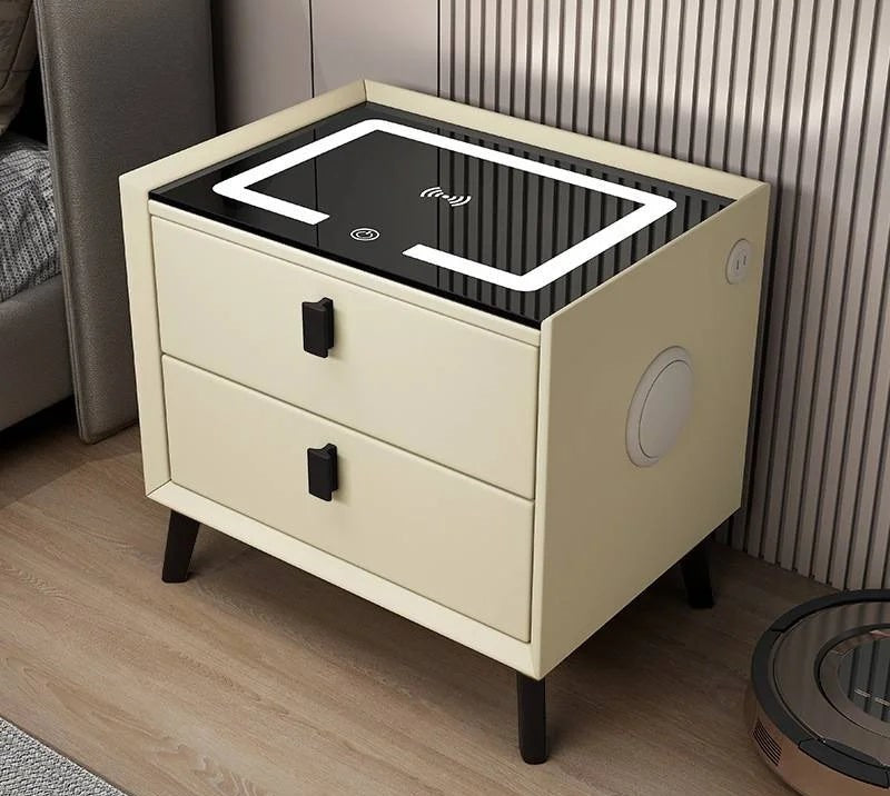 Baby Essential Luxe Nachtkastje 3 Laden met Draadloos Laden