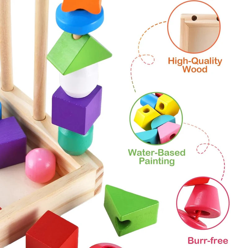 Baby Essential Montessori Kleur- en Vormpuzzel