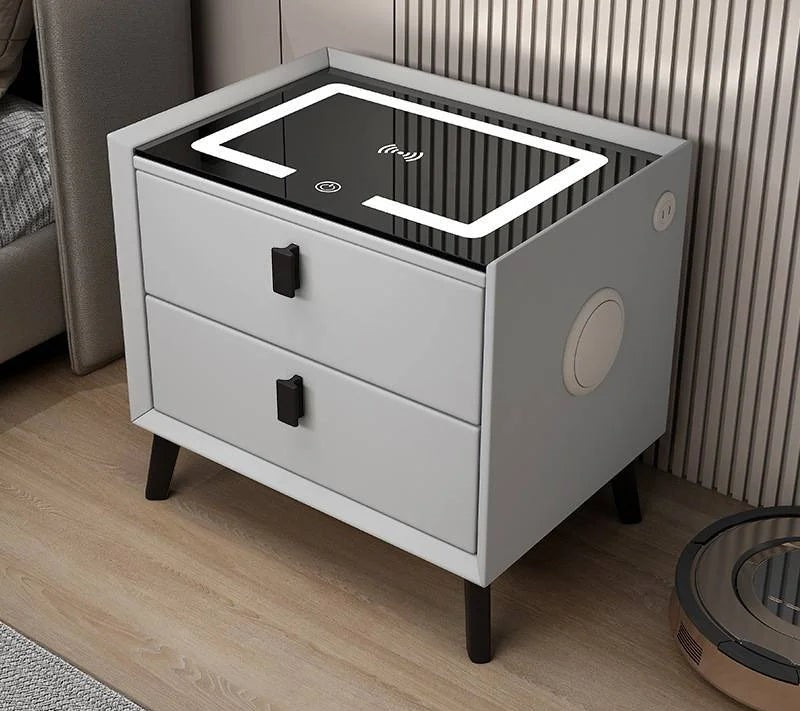 Baby Essential Luxe Nachtkastje 3 Laden met Draadloos Laden