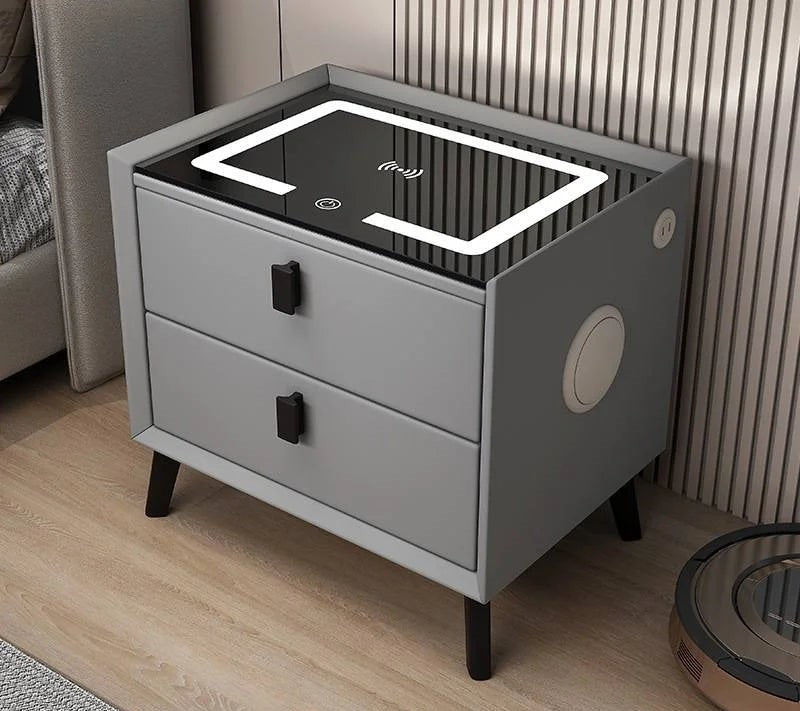 Baby Essential Luxe Nachtkastje 3 Laden met Draadloos Laden