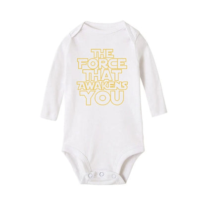 Baby Romper “The Force is Strong With This One”