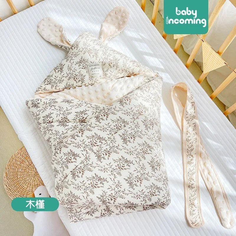 Baby Essential Katoenen Babykleed Konijnenoren