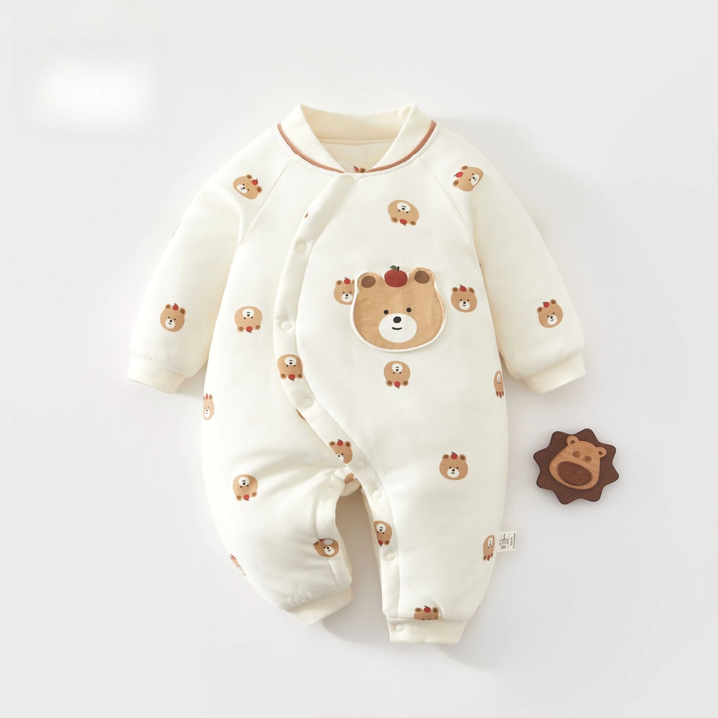 Baby Essential Winter Cotton Kimono Romper