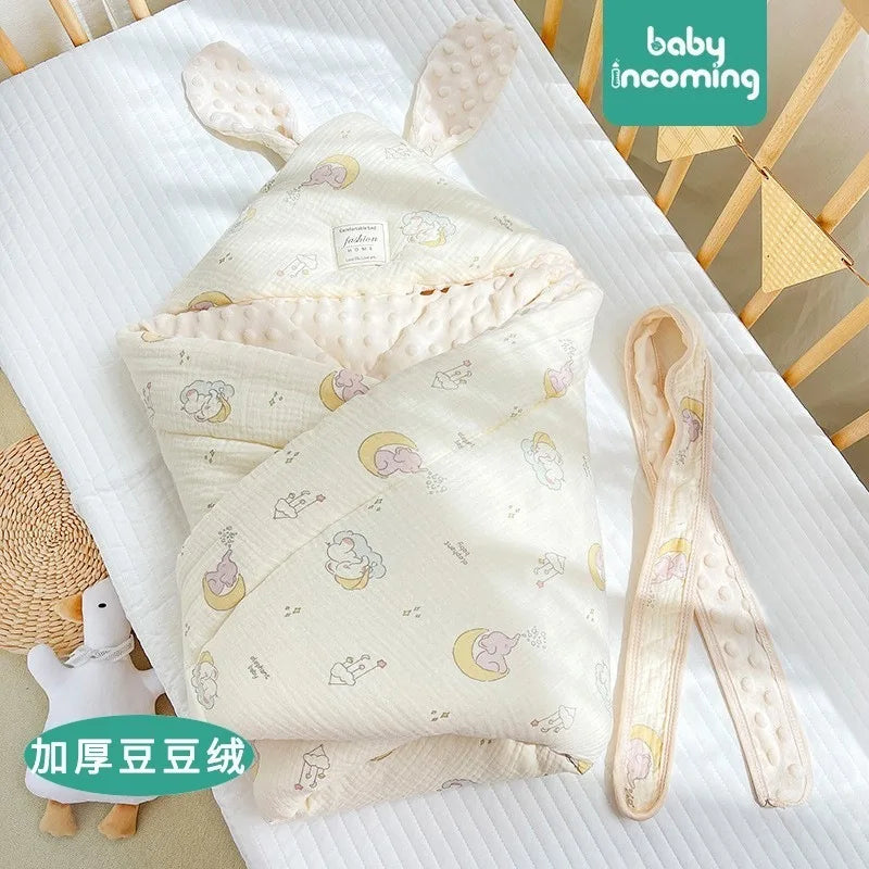 Baby Essential Katoenen Babykleed Konijnenoren