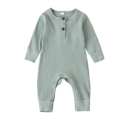 Lange Mouwen Baby Romper – Zacht Katoen voor Comfort & Warmte