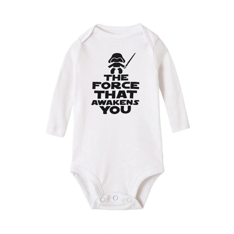 Baby Romper “The Force is Strong With This One”