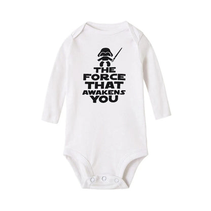 Baby Romper “The Force is Strong With This One”