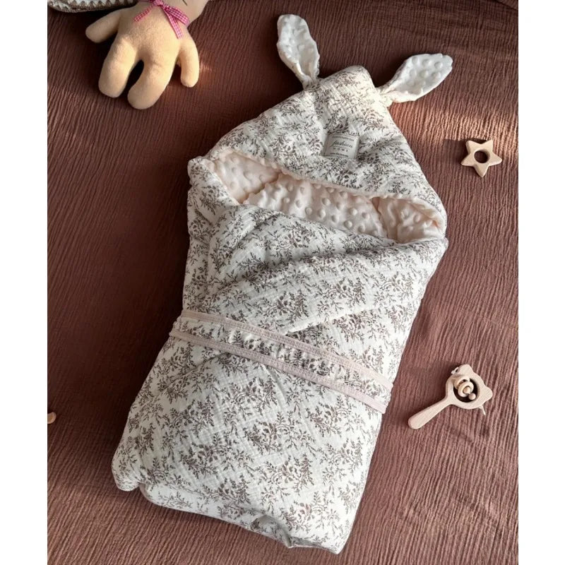 Baby Essential Katoenen Babykleed Konijnenoren