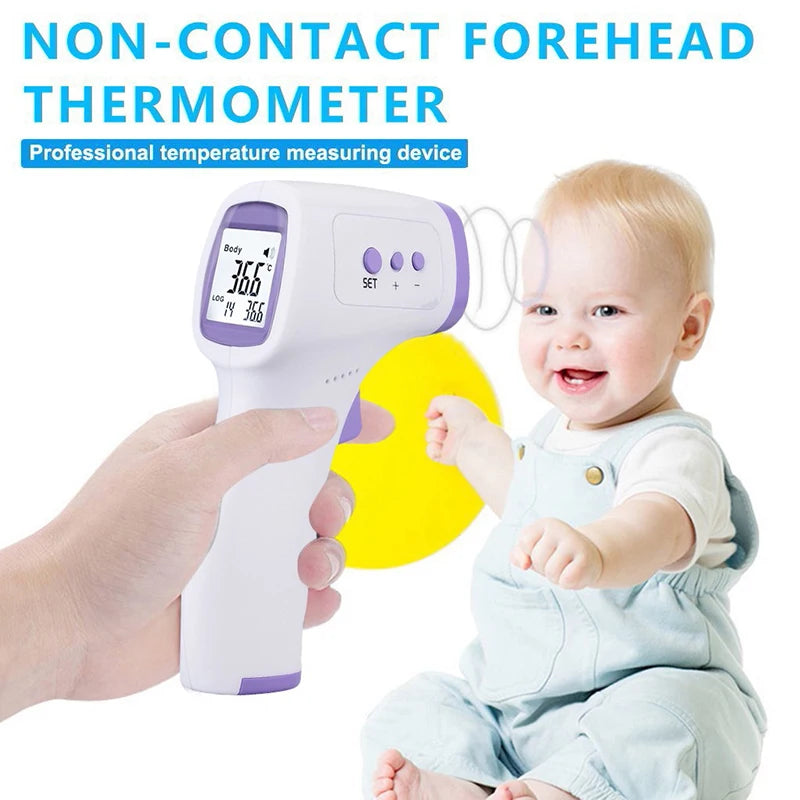 Baby Gezondheidsset – Contactloze Infrarood Thermometer + Vinger Pulse Oximeter