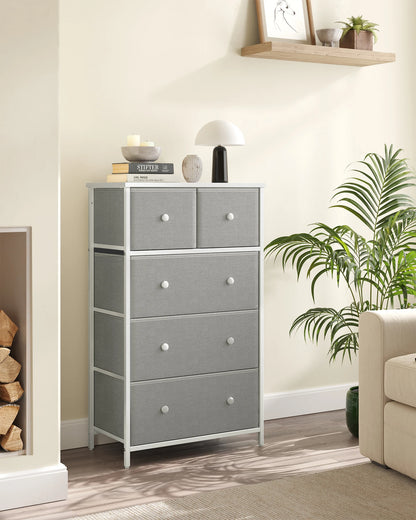 Baby Essential SONGMICS Ladekast met 5 Stofladen