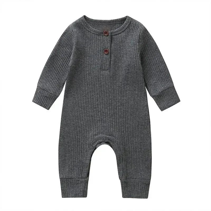 Lange Mouwen Baby Romper – Zacht Katoen voor Comfort & Warmte
