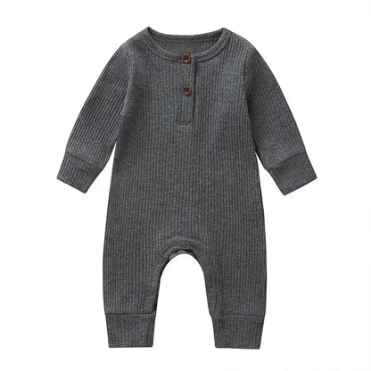 Lange Mouwen Baby Romper – Zacht Katoen voor Comfort & Warmte