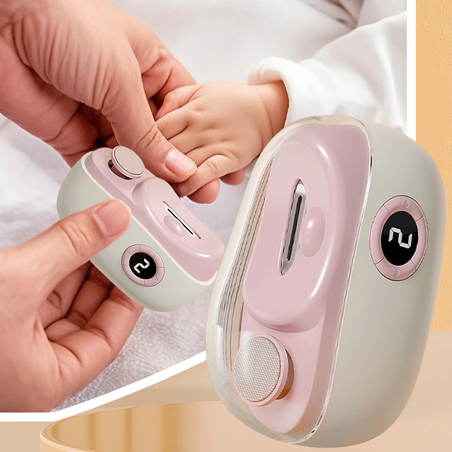 Baby Essential 3-in-1 Elektrische Nagelknipper