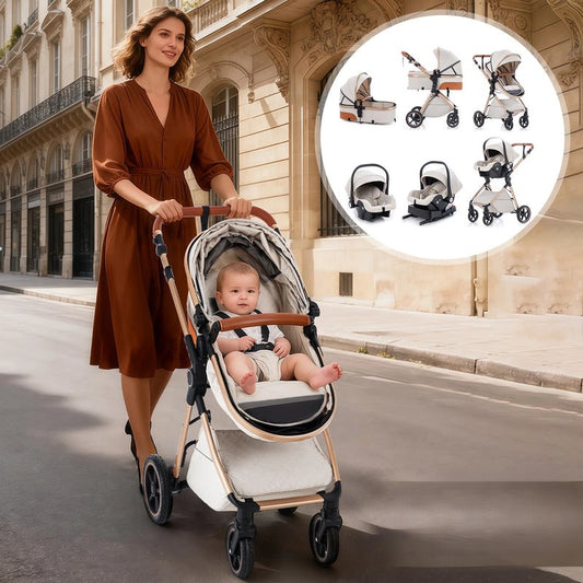 Baby Essential 3-in-1 Multifunction High-Landscape Stroller