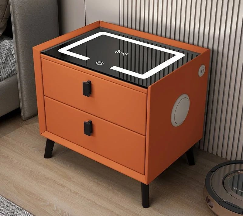 Baby Essential Luxe Nachtkastje 3 Laden met Draadloos Laden