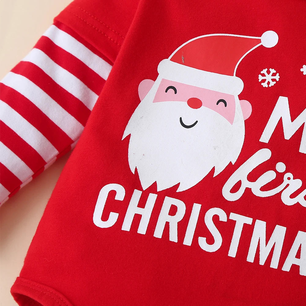Baby Essential Kerstoutfit voor Jongens 3-delig