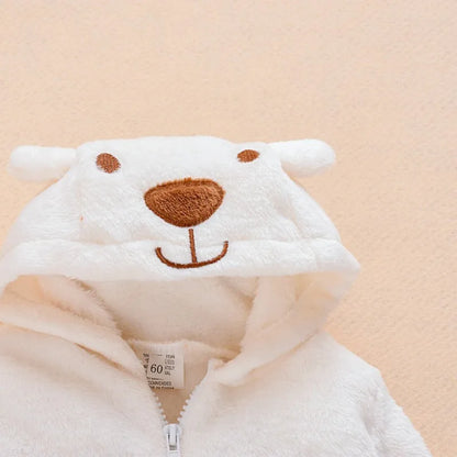 Baby Essential Winter Cartoon Bear Romper