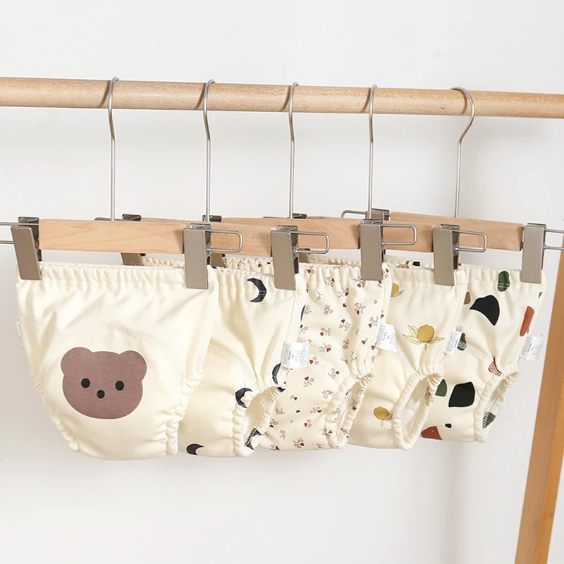 Herbruikbare Wasbare Katoenen Luierbroekjes met Schattige Printjes