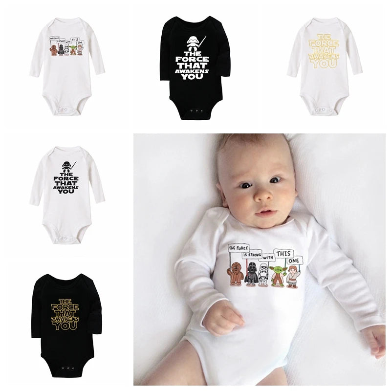 Baby Romper “The Force is Strong With This One”